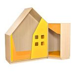 РК Стенка домик 3 с угловой  тумбой 1100х500х1300мм(800х800х900мм)