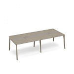 ТМ В2 154-2 Стол для переговоров с кабель-каналом WOOD 280x124x75