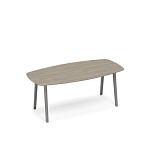 ТМ М1 147 Стол для переговоров овальный  METAL  200x100x75.6