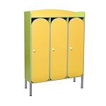 РК ШР-73 ШКАФ ДЕТСКИЙ (ЛДСП и МДФ) НА МЕТАЛЛОКАРКАСЕ С РЕШЕТКОЙ