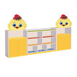 РК Стенка 1 с декорацией 15 2500х300х1200мм