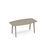 ТМ В2 142 Стол для переговоров фигурный WOOD  180x100x75.6