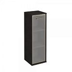 KSU2.4RR Шкаф средний узкий правый (1 средняя дверь стекло в раме) (400х430х2060)