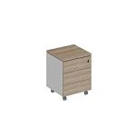 СИ 213 SpeechCube Тумба выкатная 3-ящичная с замком 52x50x65