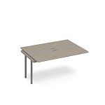 ТМ М1 155-1 Секция стола для переговоров с кабель-каналом METAL 160x124x75