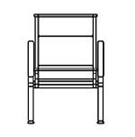 КФ AERO+2П одноместная секция 62х92х67 см