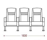 Сидней трехместная секция 183х101х71.5