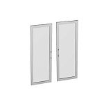 ТР4.7 двери с алюминиевой рамкой 2шт. (1196х428)