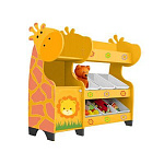 РК Стеллажная наклонная система хранения 25/32 с декорацией манго (серия Жираф)