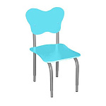 РК2 Стул детский на м/к регулируемый фигурный Бирюза