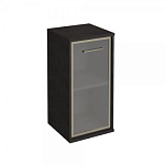 KSU3.2RR Шкаф низкий узкий правый (1 низкая дверь стекло в раме) (400х430х2060)