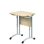 "Эталон" Стол 1-м регулируемый с закругленными углами, № 3-5 (700х500х580-700)