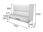 Бридж Модуль 3-местный высокий левый (1825*710*1350)
