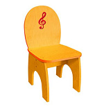 РКМ-11 Стул детский СКРИПИЧНЫЙКЛЮЧ КРАСНЫЙ (КРАСКА)