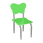 РК2 Стул детский на м/к регулируемый фигурный Зелёный