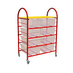 РК Стеллажная выдвижная система хранения 2 - 8 контейнеров