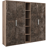 BTN361534 Шкаф высокий 4 створки, с нишей (213,8x45x191,7)