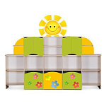 РК Стенка 3 с декорацией 33 2600х350х1900мм