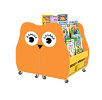 РК Тумба для игрушек и пособий 16 с декором и контейнерами 900х660х900мм