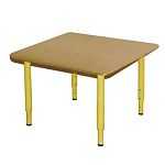 РК70 СТОЛ ДЕТСКИЙ ФАНЕРА РЕГУЛИРУЕМЫЙ (700Х700)