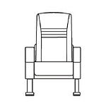 Сидней одноместная секция 57.5х101х71.5