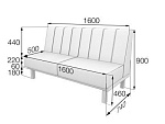 Холл Секция 3-местная (1600 x 740 x 900)