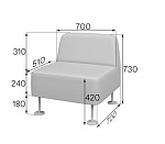 Смарт Модуль 1-местный (700*700*730)