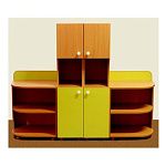 РК Стенка модульная 8 1720х400х1160мм