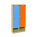 РК ШНДР-2-К ШКАФ ДЕТСКИЙ (ЛДСП+МДФ) С КОНТЕЙНЕРАМИ