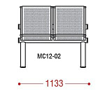 КФ ONIS двухместная секция 113.3х91.2х66.5 см