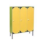 РК ШРР-22 ШКАФ ДЕТСКИЙ (ЛДСП и МДФ) НА МЕТАЛЛОКАРКАСЕ С РЕШЕТКОЙ