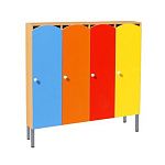 РК ШНМР-4 ШКАФ ДЕТСКИЙ (ЛДСП+МДФ) НА МЕТАЛЛИЧЕСКИХ НОЖКАХ