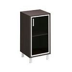 411-814 шкаф для документов правый, дверь в алюминиевой раме (47.7х45х93.9)