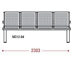 КФ ONIS без МЭ четырехместная секция 230.3х91.2х66.5 см