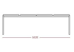 КФ Твист черырехместная секция 162х46,6х40,5 см