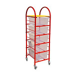 РК Стеллажная выдвижная система хранения 1 - 5 контейнеров