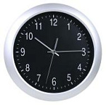 Часы настенные WallC-R02P/silver серебристый