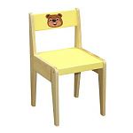 РКМ-10.009 Стул из фанеры регулируемый ВЫРАСТАЙКА (медведь)