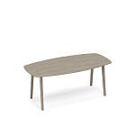 ТМ В2 147 Стол для переговоров овальный  WOOD 200x100x75.6