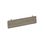 ТМ М 1463  Экран ДСП стола руководителя 220 с кронштейнами цвета "мокко" WOOD  155x35x1.8