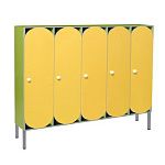 РК ШРР-24 ШКАФ ДЕТСКИЙ (ЛДСП и МДФ) НА МЕТАЛЛОКАРКАСЕ С РЕШЕТКОЙ