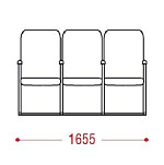КФ Лондон М трехместная секция 165.5х100х68.5