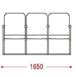 КФ Рим1 трехместная секция 165х89х66