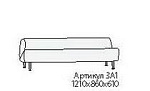 Дакар Диван 3А1 1210*860*610 Экокожа