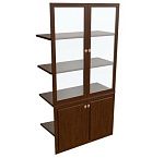 Наполнение двустворчатого шкафа со стеклом (100*47*197) арт.29551