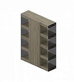 Gs8 Стеллаж с закрытым отделением 143х42х186