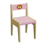 РКМ-10.005 Стул из фанеры регулируемый ВЫРАСТАЙКА (лев)