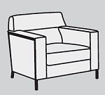 Эммаус Диван 1 950х880х800 Экокожа