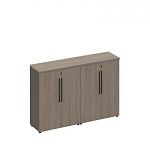 РС 327 Шкаф для документов средний (стенка из 2 шкафов) (181x46x121)