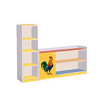 РК Стенка 2 с декорацией 21 1600х350х1060мм